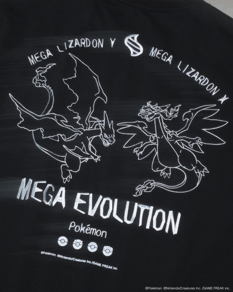 メガリザードンX Tシャツ　ポケカ　ポケモンカード United Tokyo TOKYO BASEがポケモン最新作をフィーチャーしたTシャツ