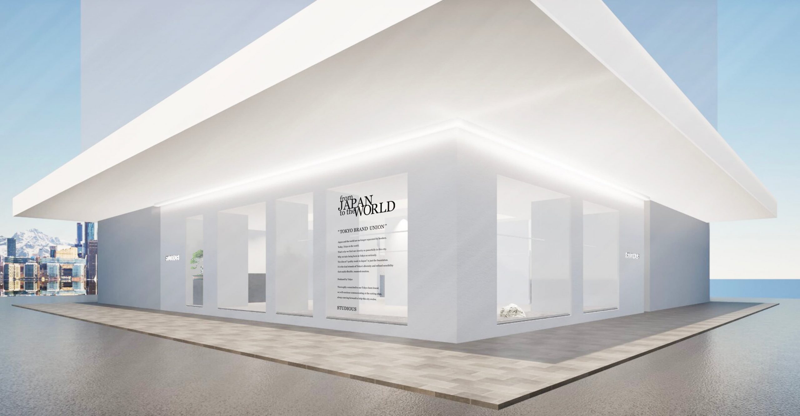 香港/ 銅鑼湾に「STUDIOUS」がカムバック 海外事業スタートの土地にメンズ単独店舗がオープン